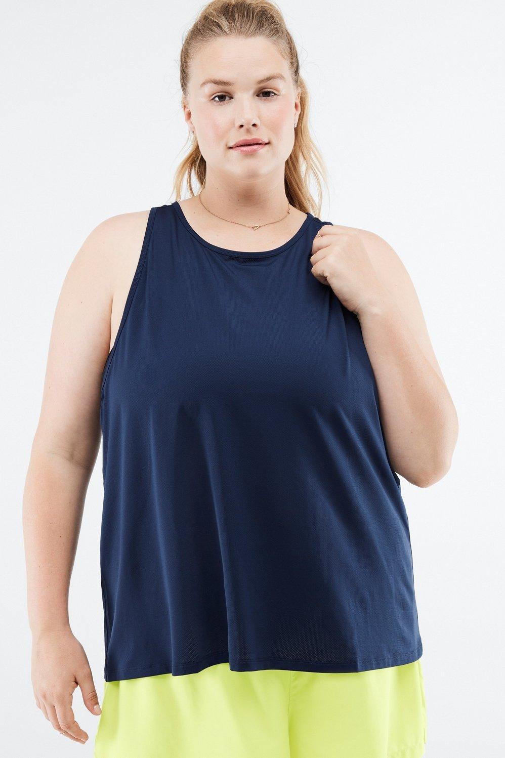 Fabletics Teagan Racerback Tank Womens blue Size XXS Product Image