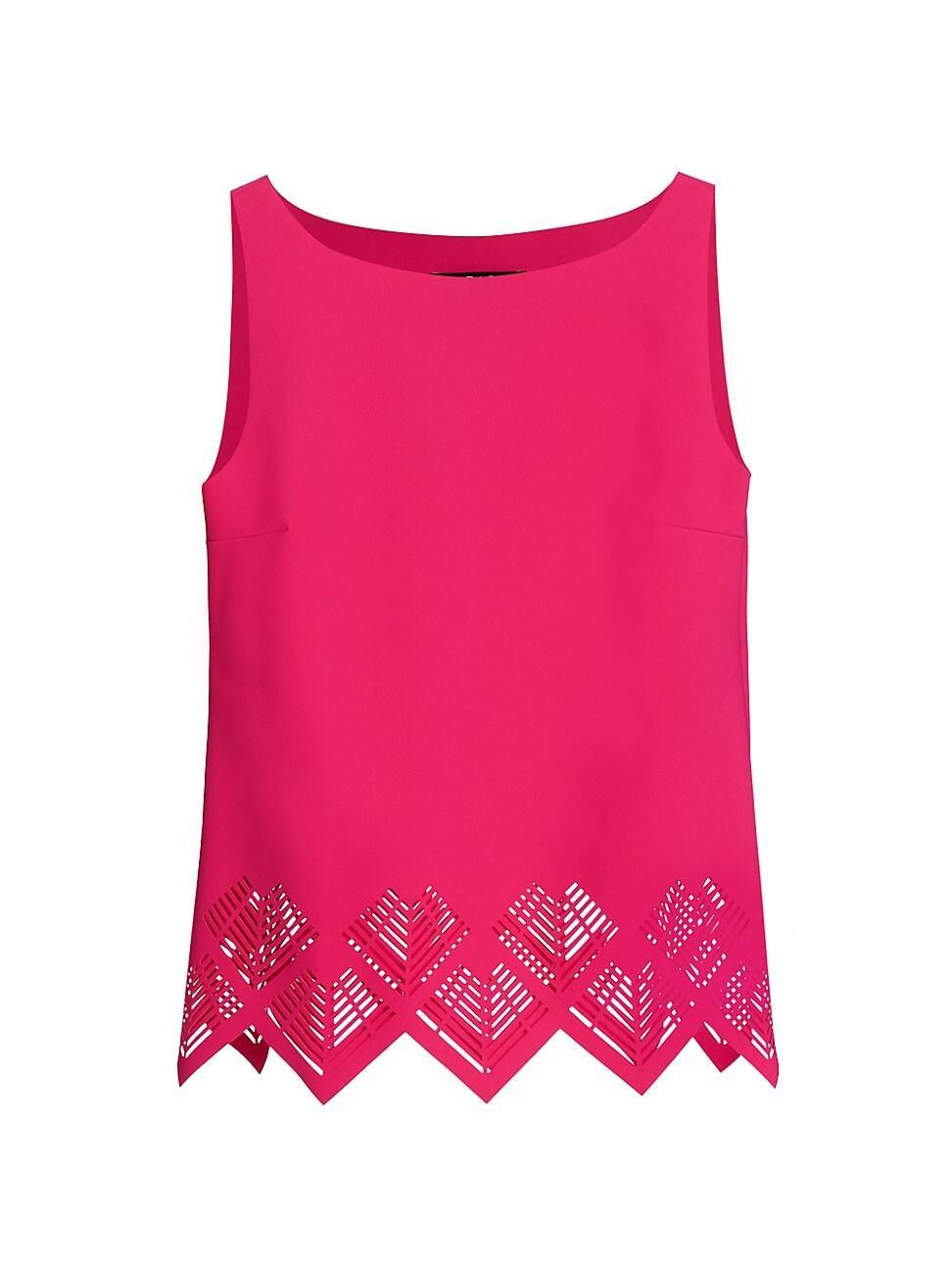 Womens Romoloa Laser-Cut Jersey Top Product Image