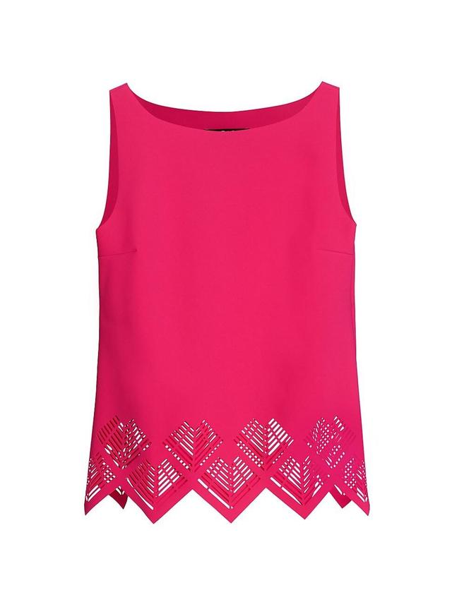 Womens Romoloa Laser-Cut Jersey Top Product Image