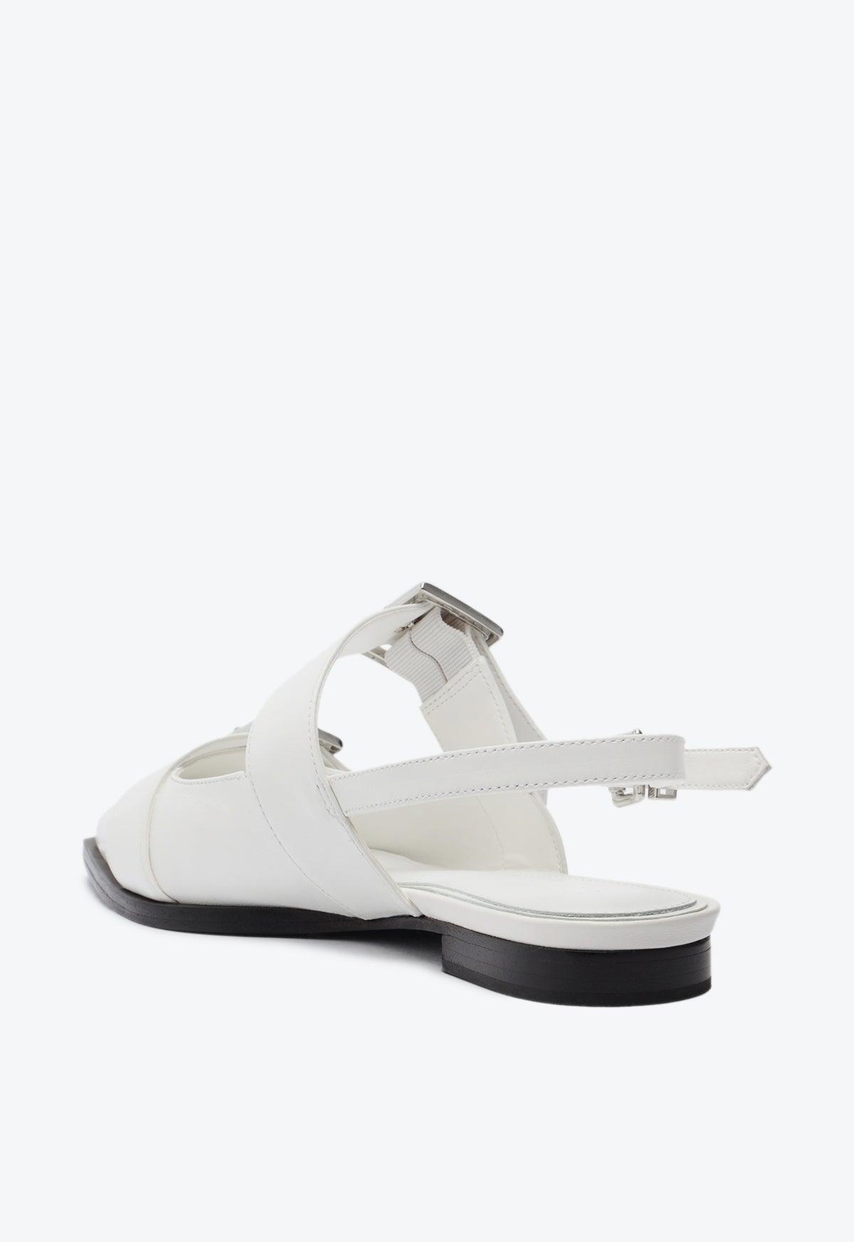 Darla Sling Leather Flat Female Product Image