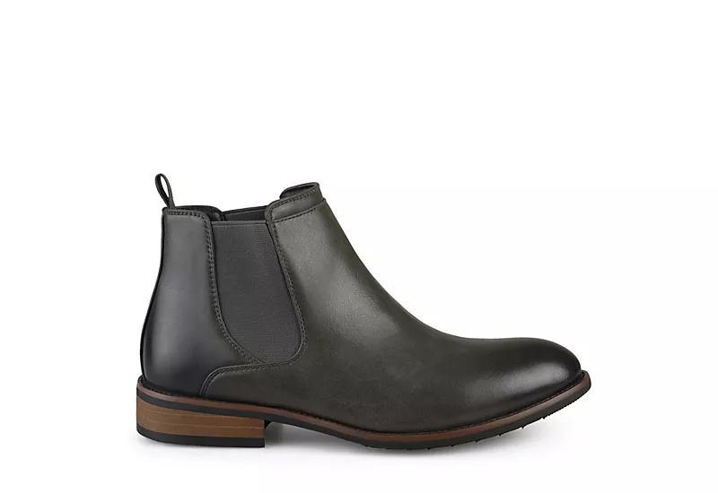 Vance Co. Landon Mens Chelsea Boots Blue Product Image