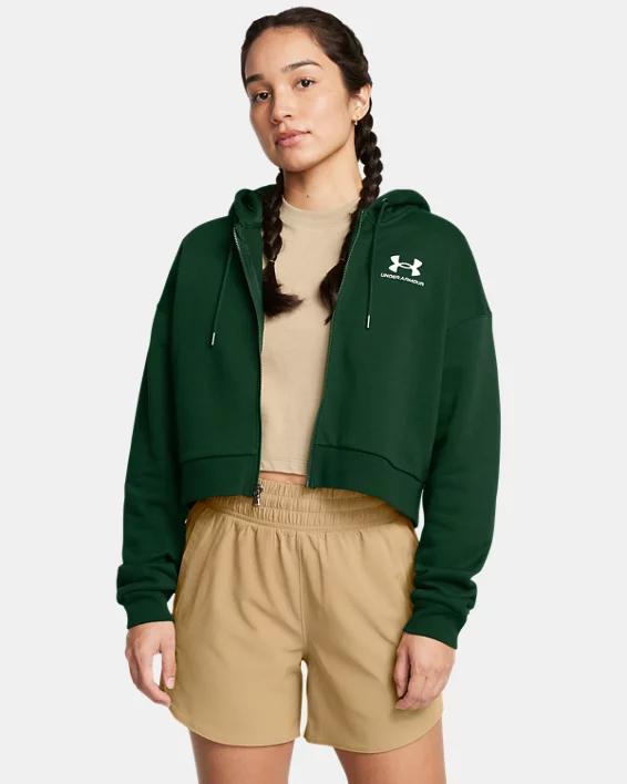 Womens UA Icon Fleece Full-Zip Hoodie Product Image