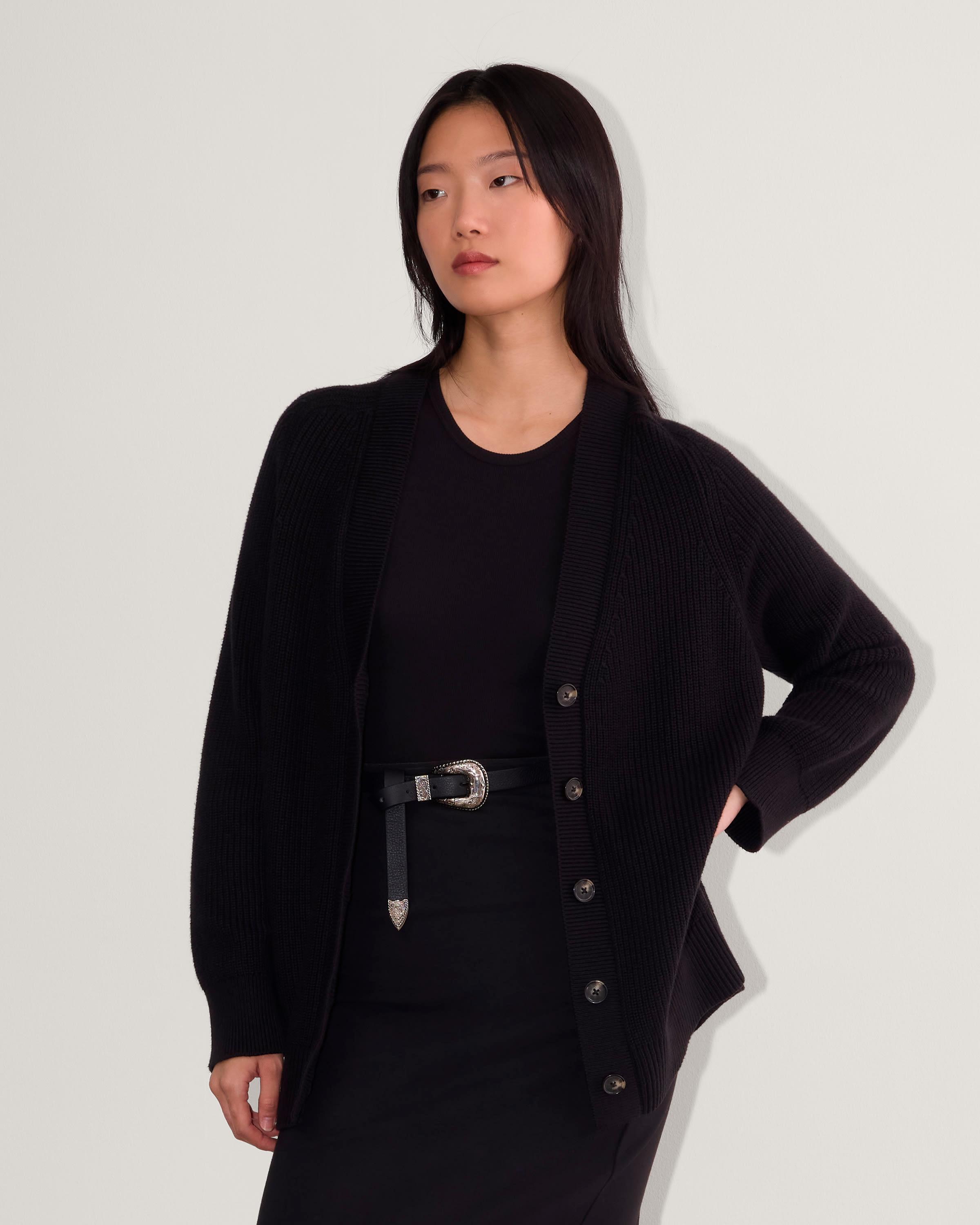 The Long Cocoon Cardigan Product Image