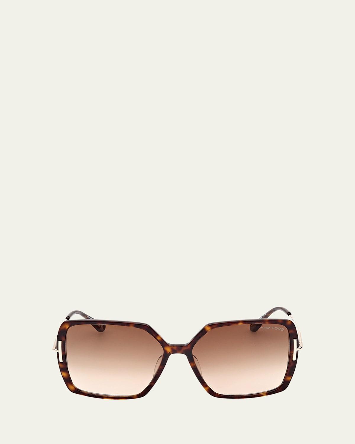 TOM FORD Joanna 59mm Gradient Butterfly Sunglasses Product Image