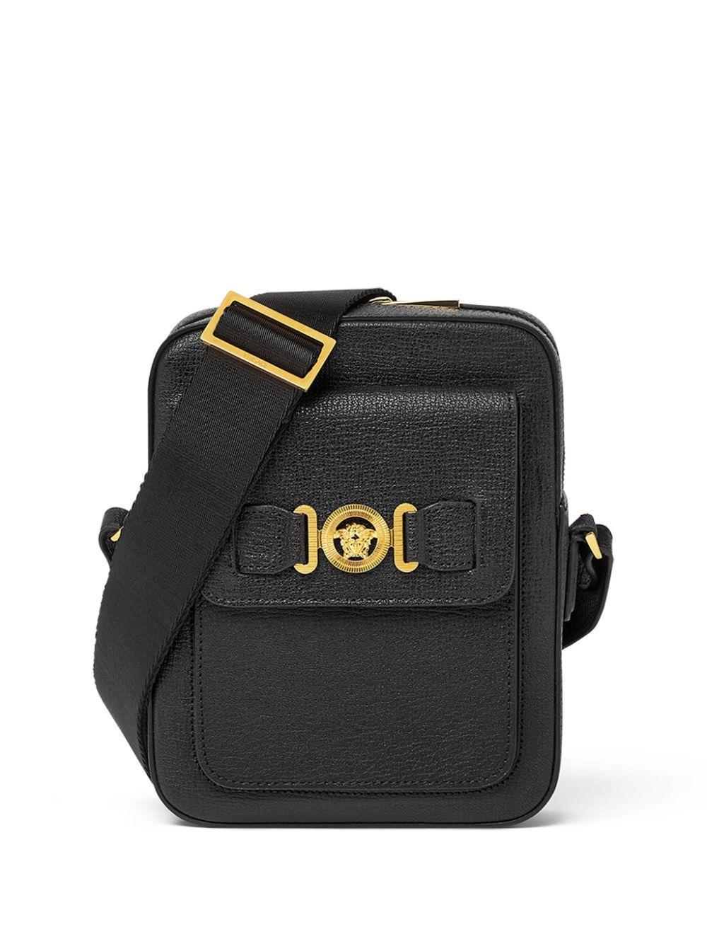 VERSACE Medusa Biggie Crossbody Bag In Black Product Image