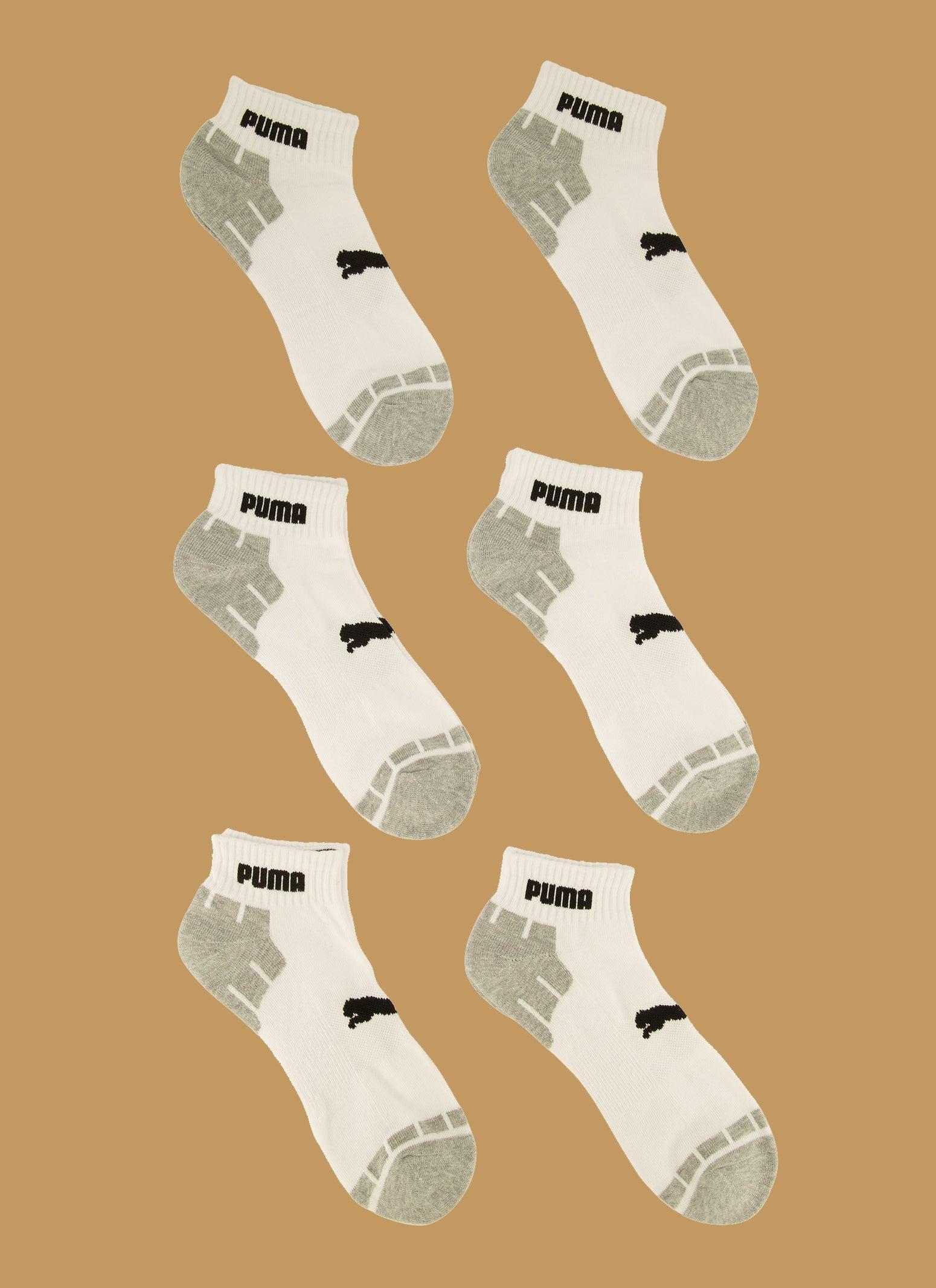 Mens Puma Quarter Socks 6 Pack Male Product Image