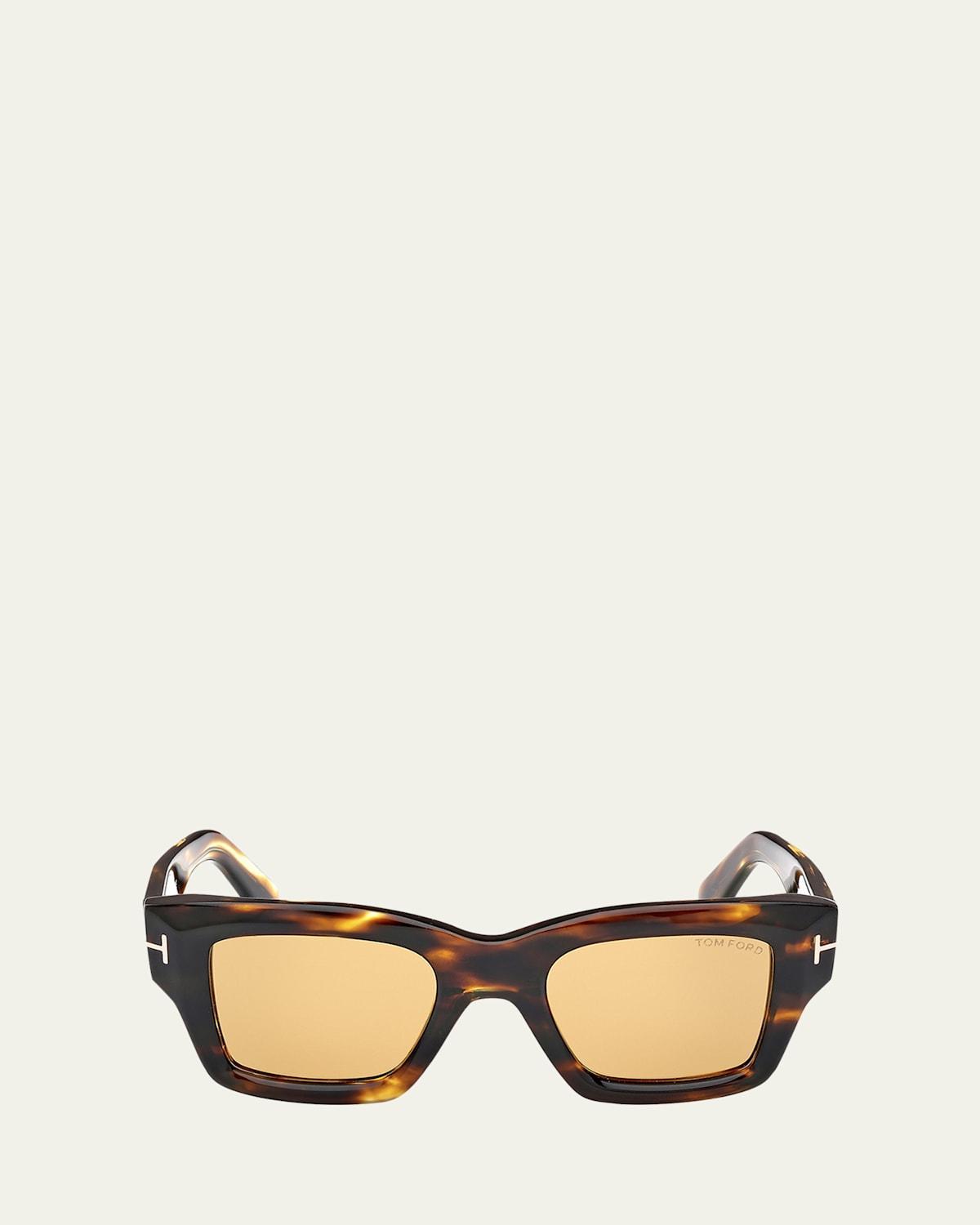 Mens Ilias Acetate Square Sunglasses Product Image