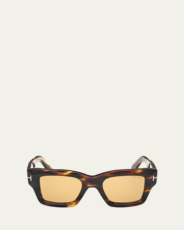 Mens Ilias Acetate Square Sunglasses Product Image