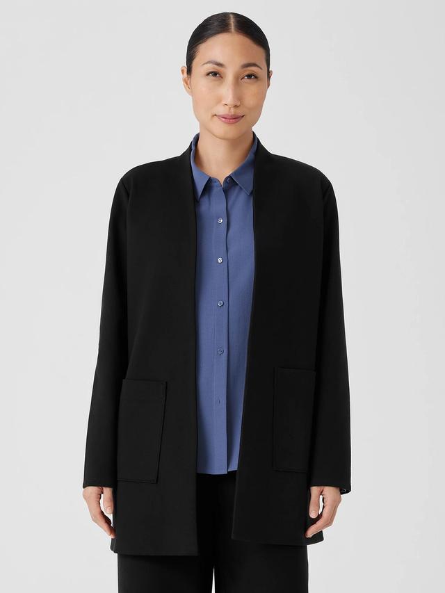 EILEEN FISHER Washable Flex Ponte High Collar Jacketfemale Product Image