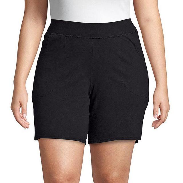 Plus Size Just My Size Pocket Jersey Shorts, Womens Product Image