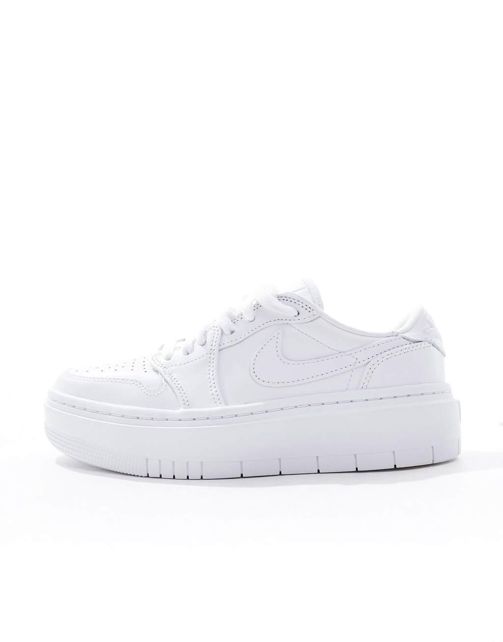 Nike Air Jordan 1 low elevate sneakers in white  Product Image