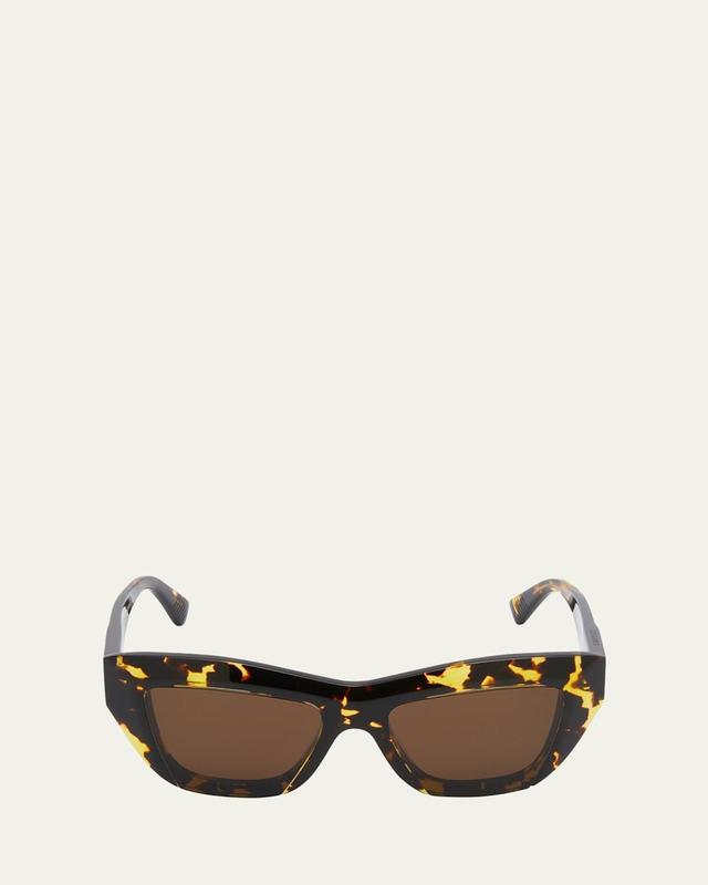 Raised Logo Acetate Cat-Eye Sunglasses Product Image