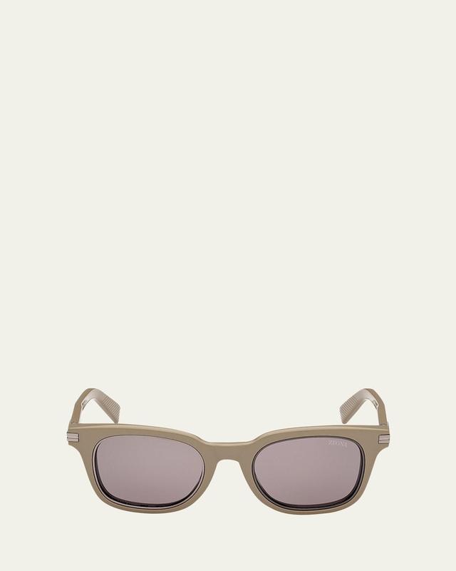 Mens Acetate Rectangle Sunglasses Product Image