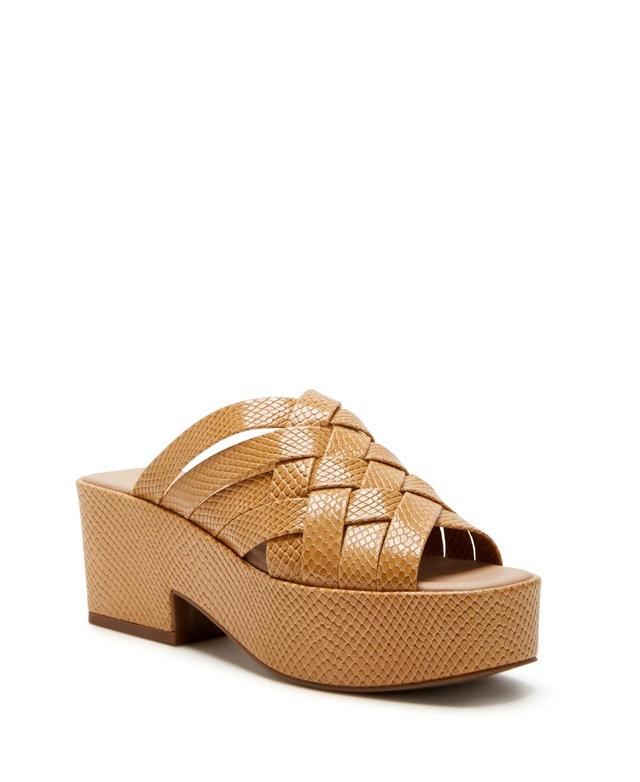 Katy Perry Womens The Busy Bee Criss Cross Slide Sandal Product Image