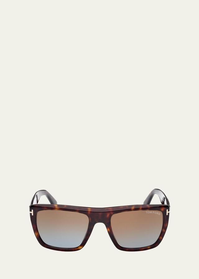 Mens Alberto 55MM Square Sunglasses Product Image