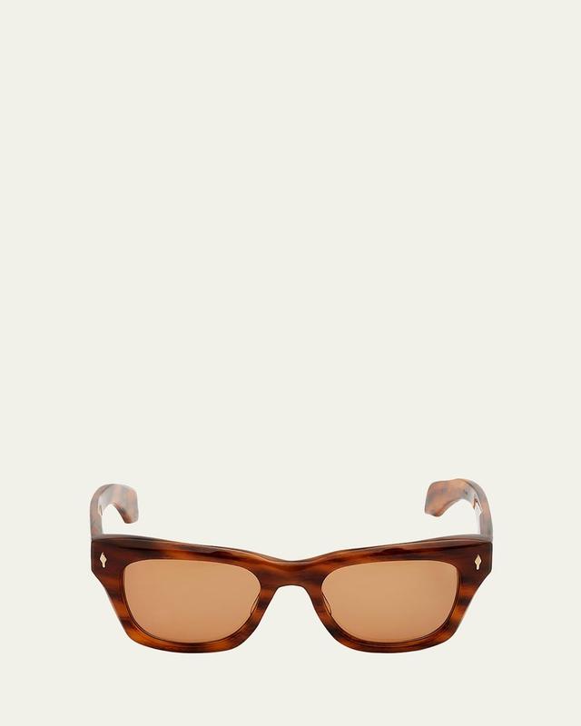 Mens Dealean Rectangle Acetate Sunglasses Product Image