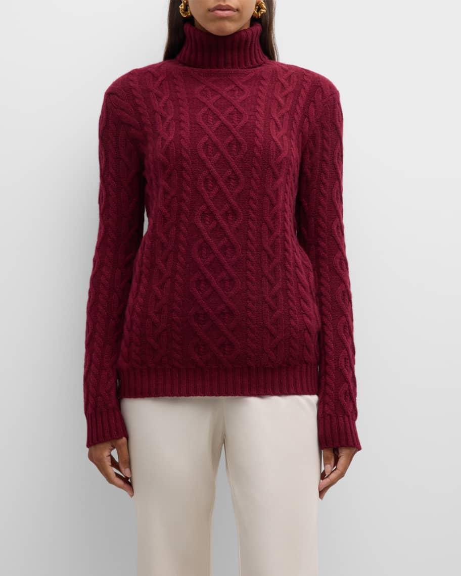 Cashmere Cable-Knit Turtleneck product image