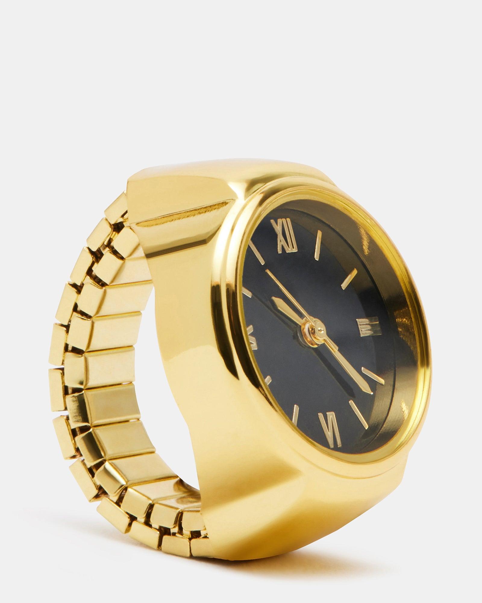 WATCH RING BLACK/GOLD Female Product Image