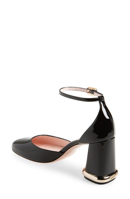 ROGER VIVIER Buckle Detailed Square Toe Pumps In Black Product Image