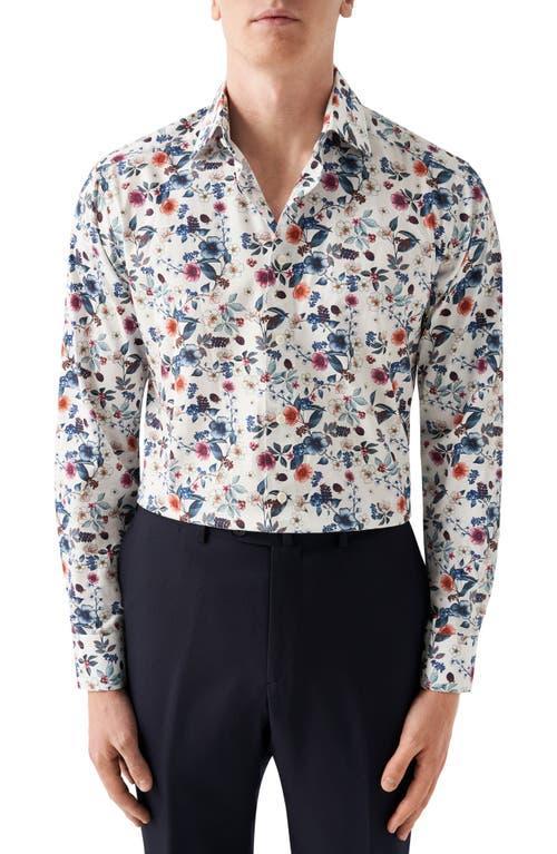 Mens Slim-Fit Floral Shirt Product Image