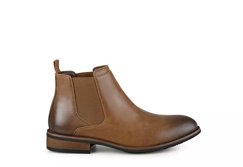 Vance Co. Landon Mens Chelsea Boots Brown Product Image