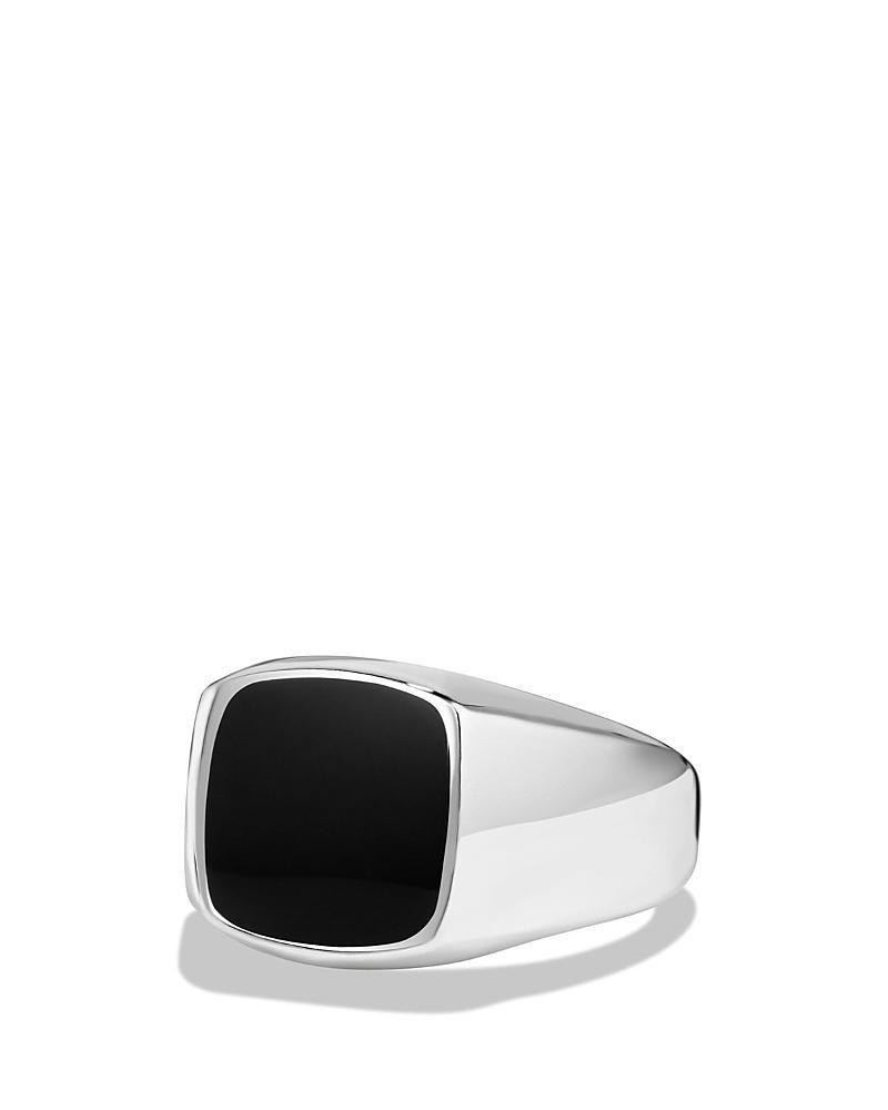 Mens Exotic Stone Signet Ring Product Image