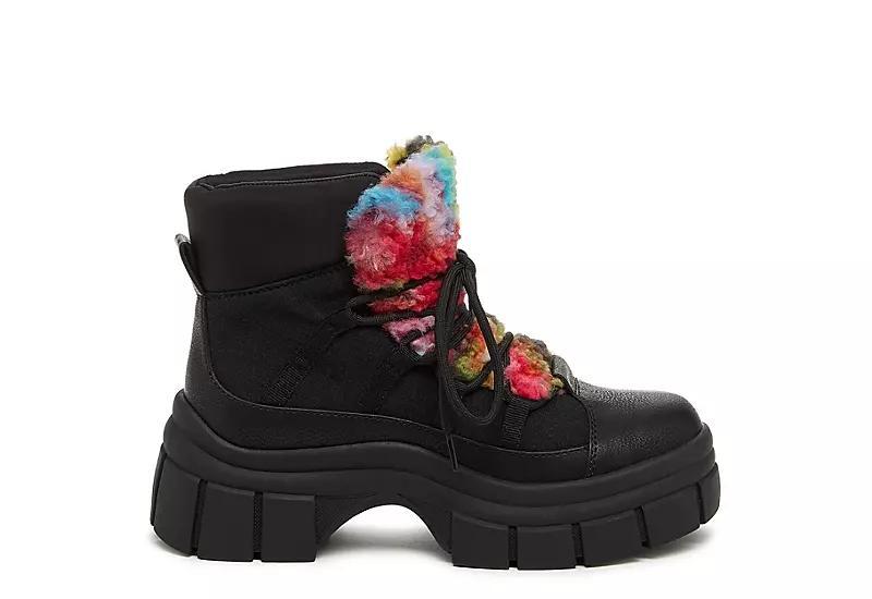 Womens Rocket Dog Tiger Platform Bootie Rainbow Product Image