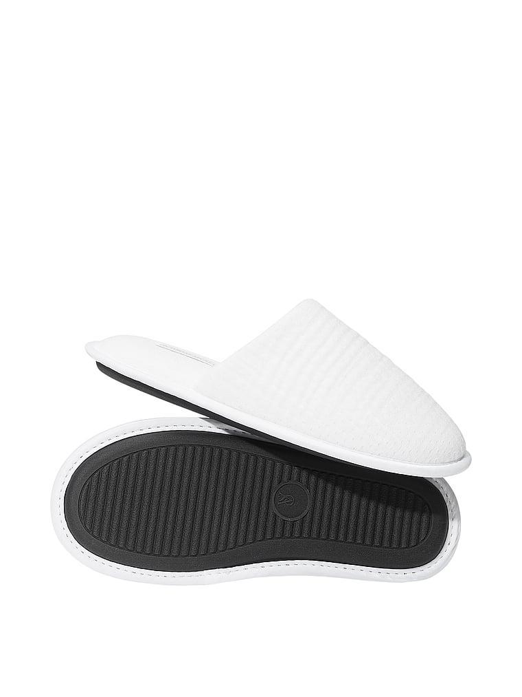 Closed-Toe Cotton Gauze Slippers Product Image