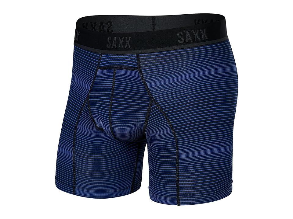 SAXX UNDERWEAR Kinetic HD Boxer Brief (Variegated Stripe Men's Underwear Product Image