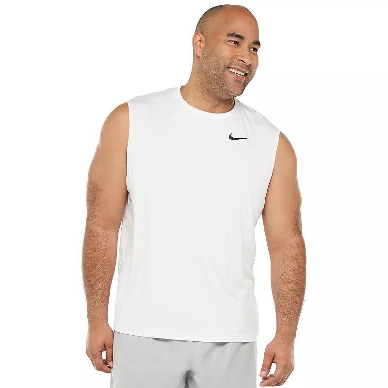 Big & Tall Nike Dri-FIT UPF 40+ Essential Sleeveless Hydroguard Swim Tee, Mens Product Image