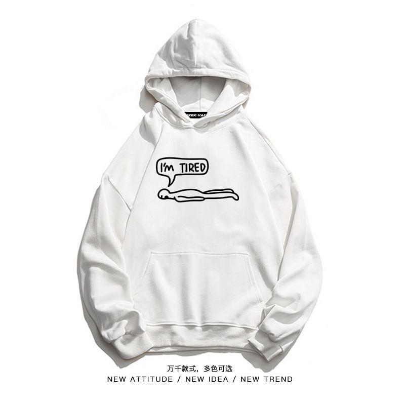 Cartoon Print Hoodie Product Image