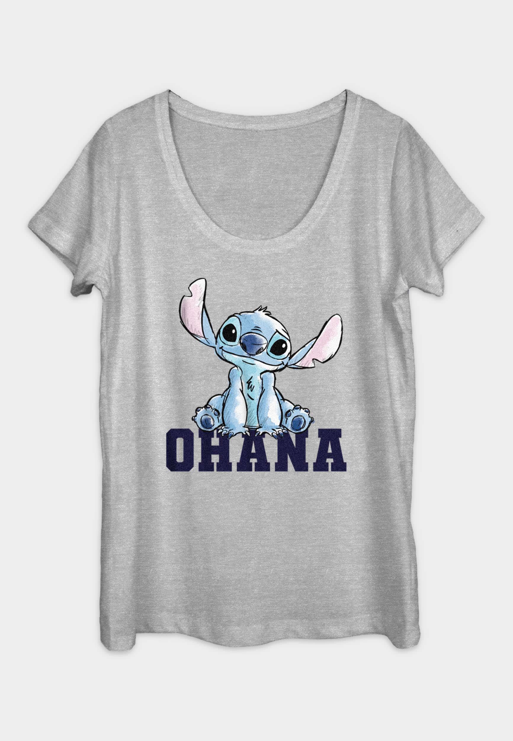 Fifth Sun Lilo And Stitch On Ohana Graphic Tee Product Image