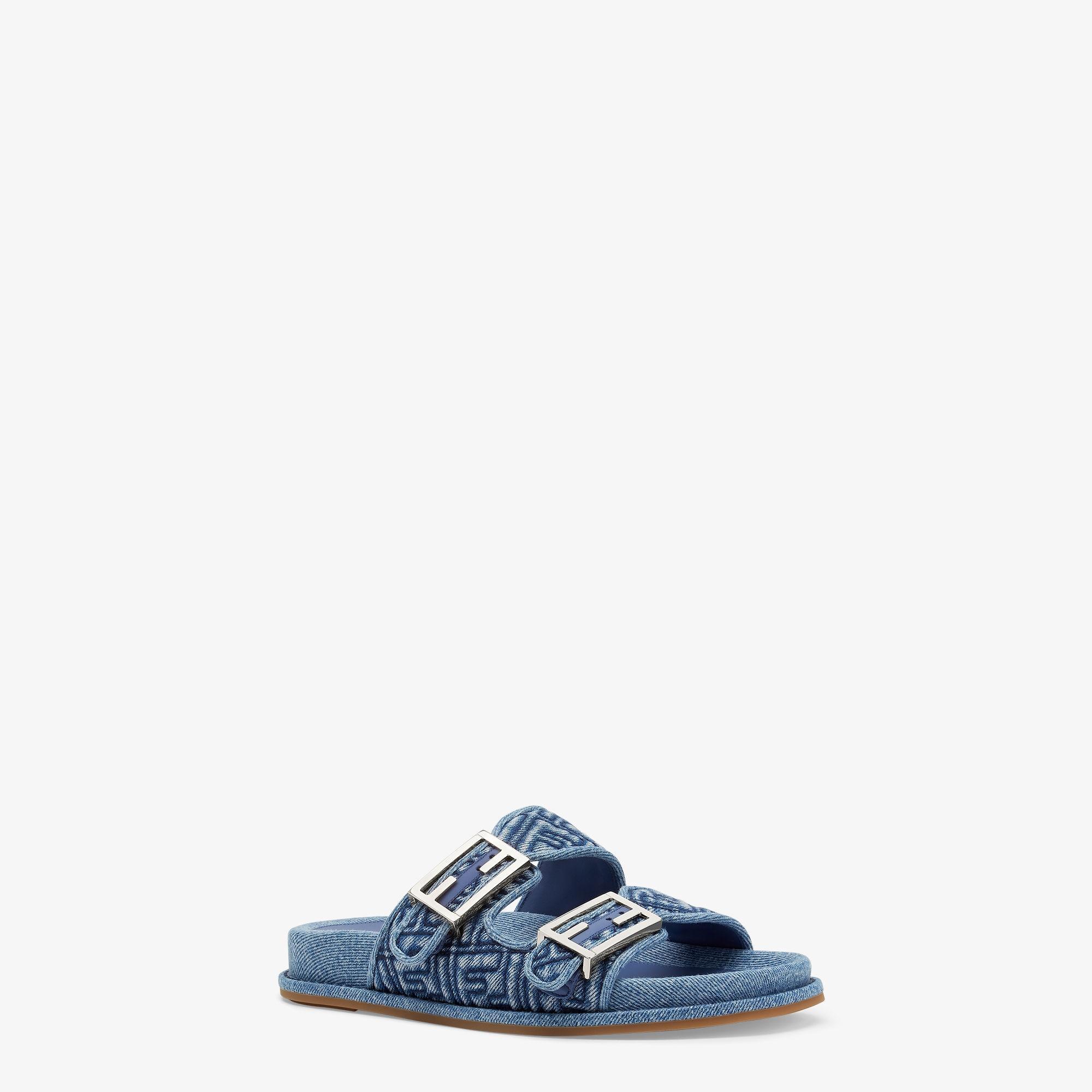 Fendi FeelBlue denim slides Product Image