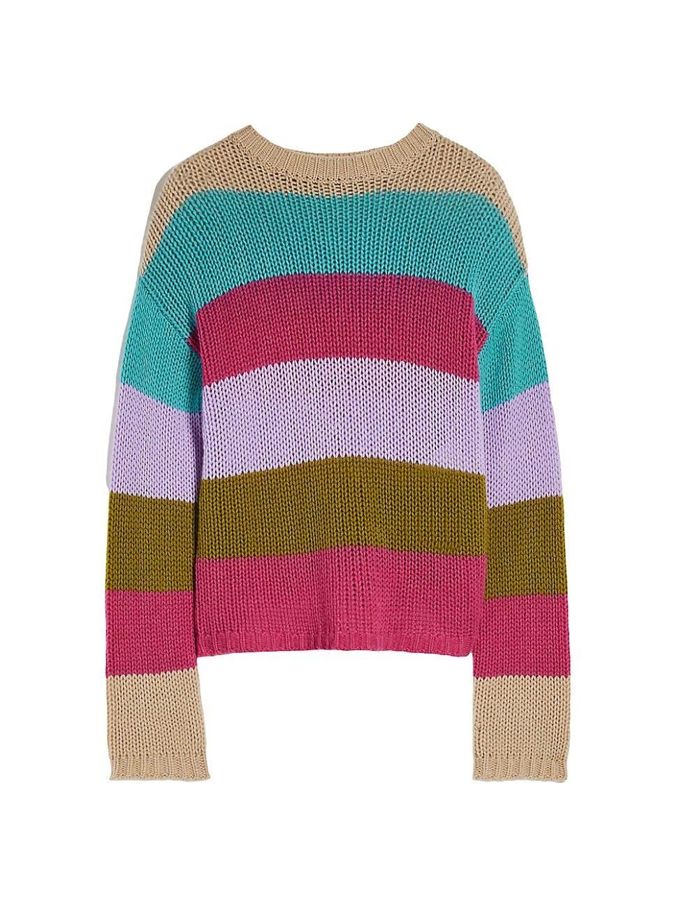 Womens Palco Striped Cashmere Sweater Product Image