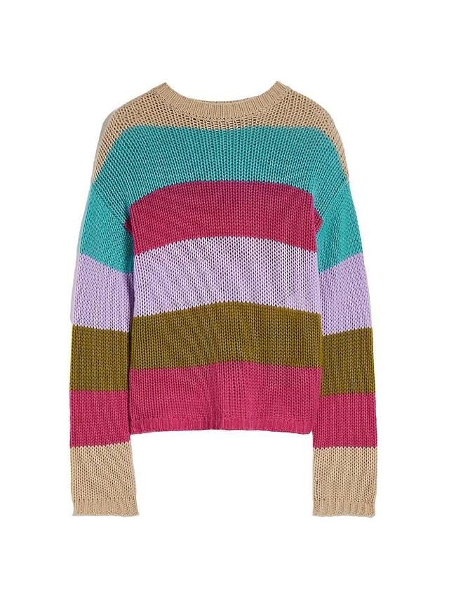 Palco Striped Crewneck Cashmere Sweater Product Image