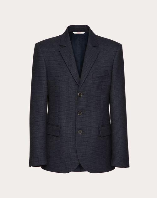 SINGLE-BREASTED WOOL JACKET Product Image