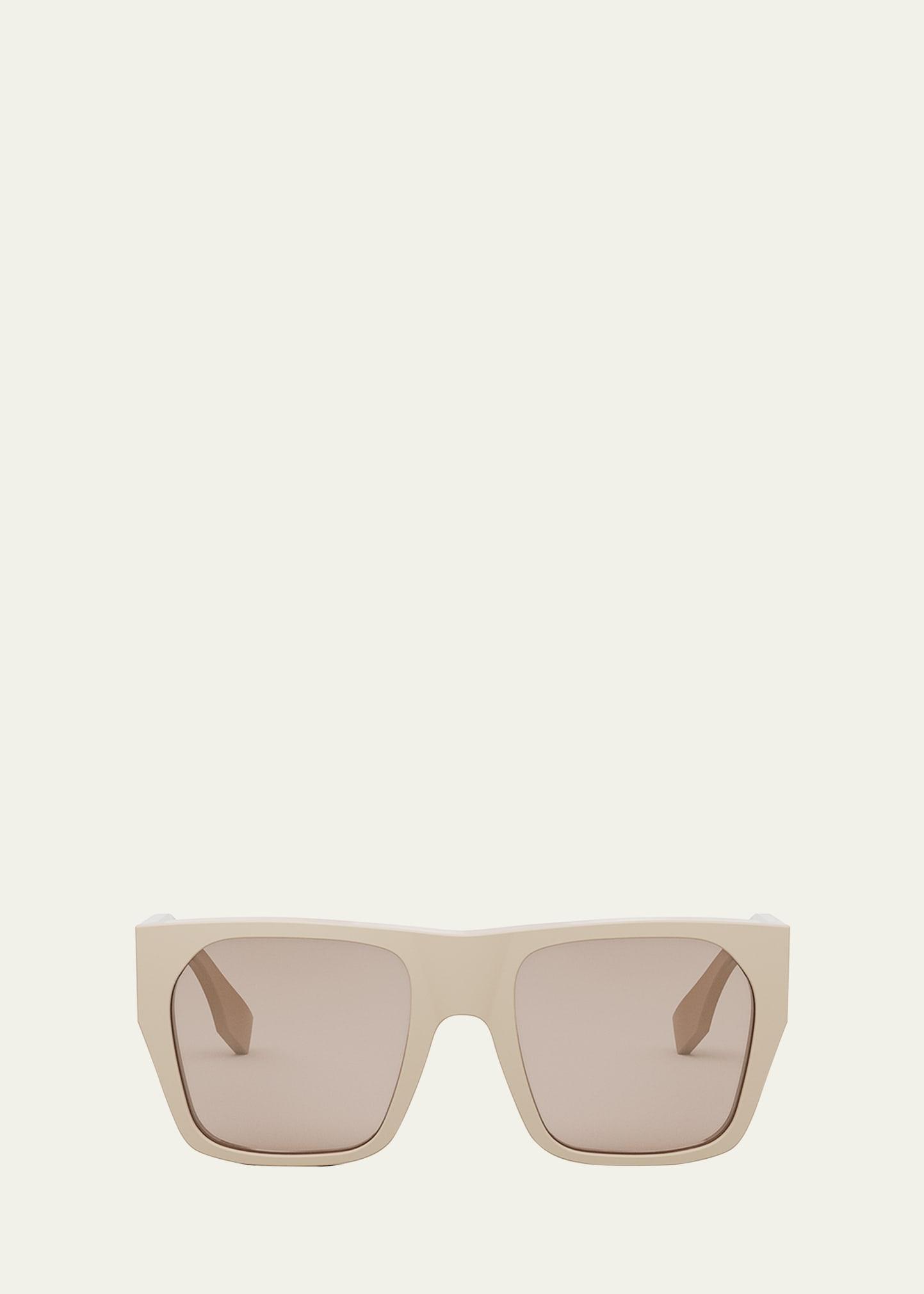 Baguette Acetate Round Sunglasses Product Image