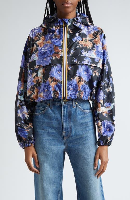 ULLA JOHNSON X K-way Cropeley Jacket In Iris Product Image