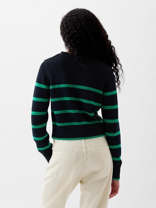 Shrunken Roll Neck Sweater Product Image