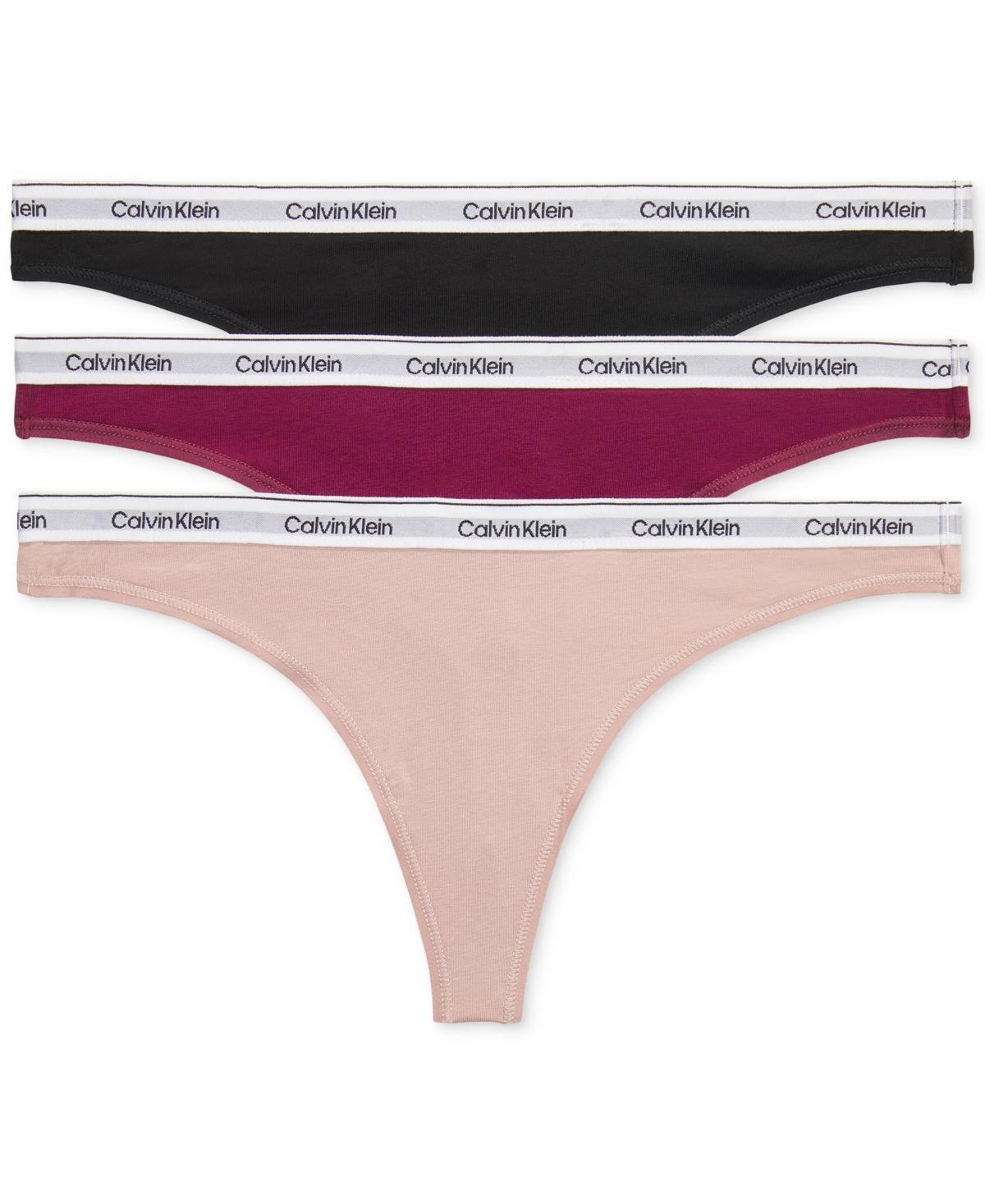 Calvin Klein 3-Pack Cotton Thongs Product Image