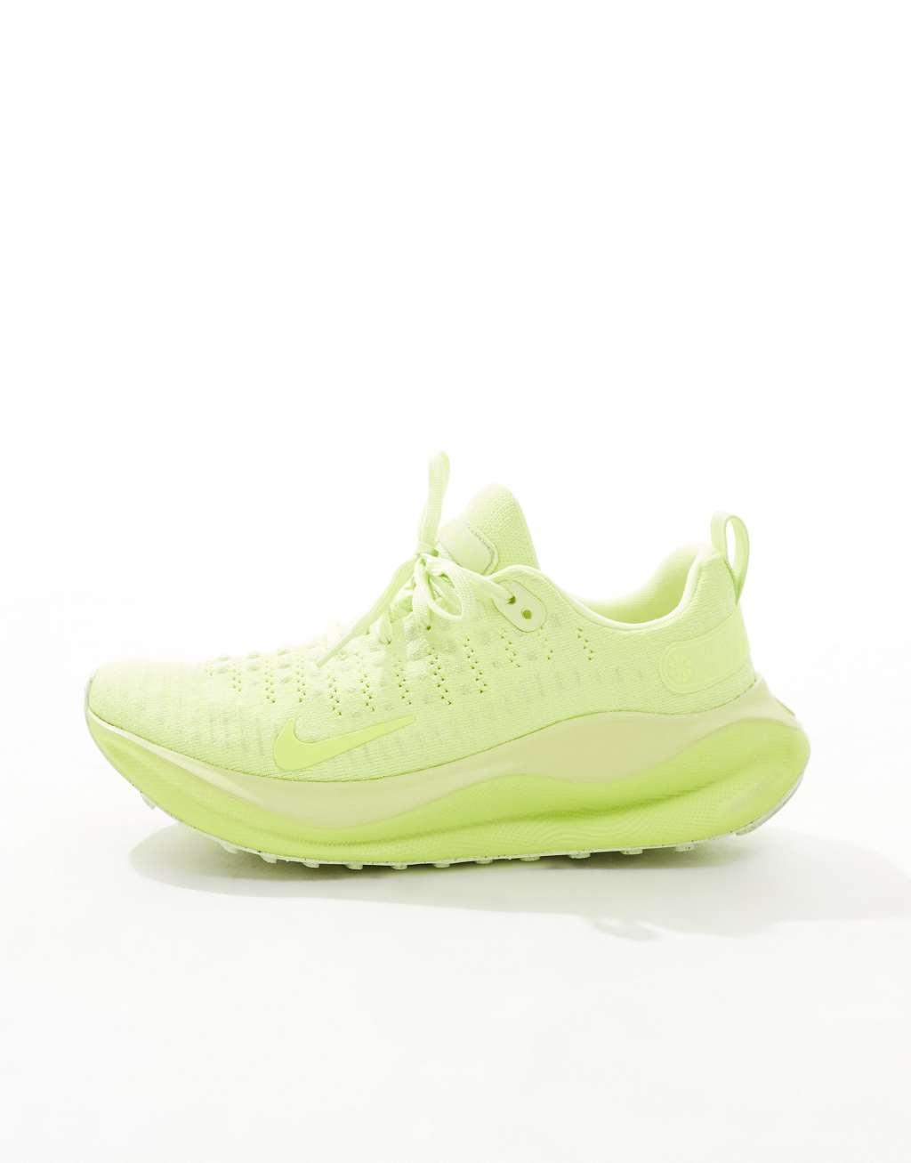 Nike Running Infinity Run sneakers in lime green Product Image