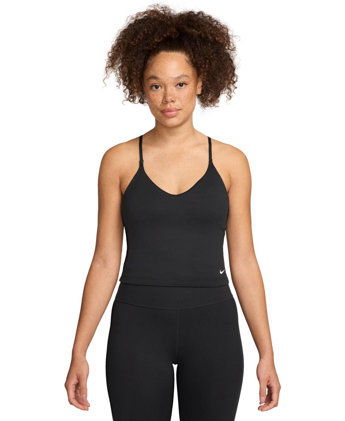 Nike Womens Indy Light-Support Built-In Bra Tank - Black Product Image