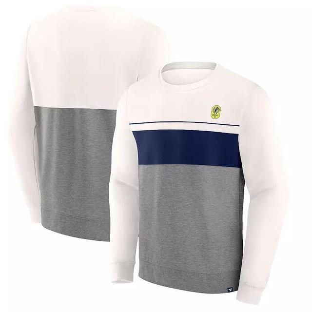 Mens Fanatics Branded Gray Nashville SC Corner Pass Pullover Sweatshirt Product Image