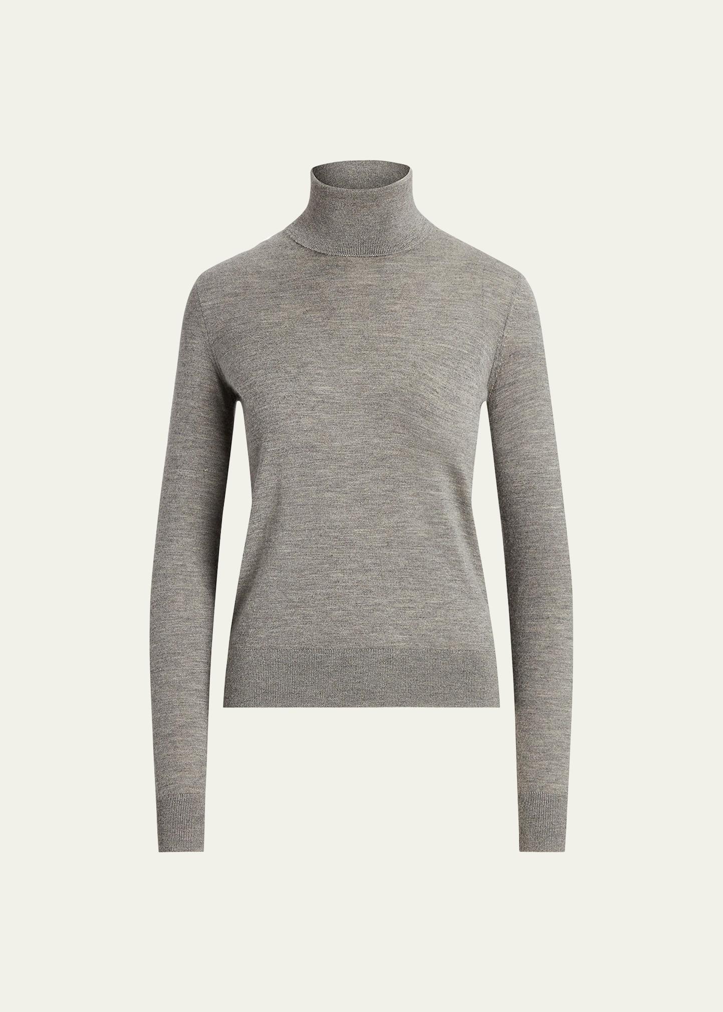 Womens Cashmere Turtleneck Sweater Product Image