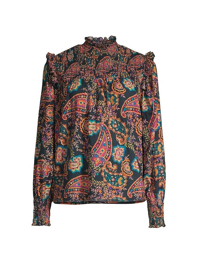 Womens Gemma Paisley Top Product Image