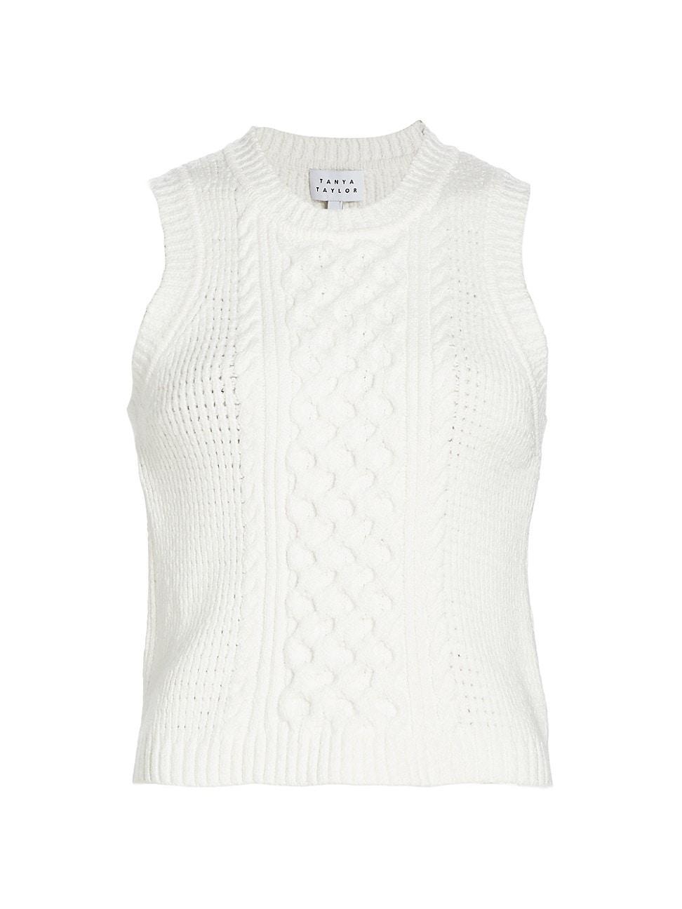 Womens Heath Knit Sleeveless Top Product Image