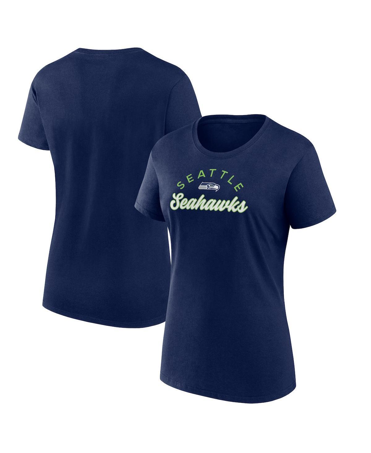 Womens Fanatics Branded College Seattle Seahawks Primary Component T-Shirt Blue Product Image