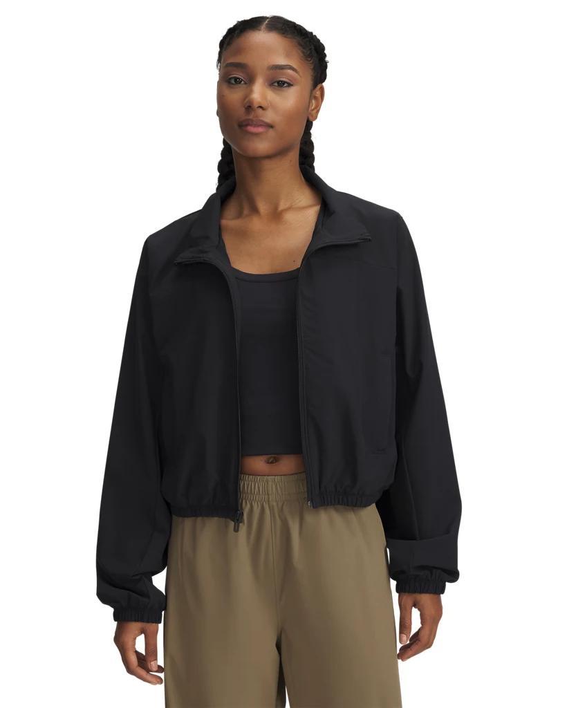 Women's UA Rival Woven Crop Jacket Product Image