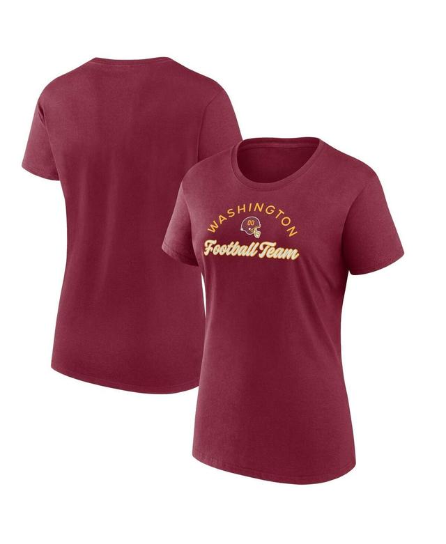 Womens Fanatics Burgundy Washington Commanders Primary Component T-shirt Product Image