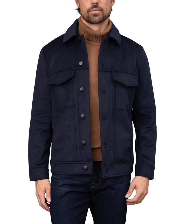 Bagatelle Homme Mens Wool Blend Double Face Trucker Jacket Product Image